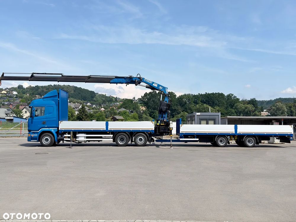 Scania R 450 * SKRZYNIA 6,60 m + FASSI F365 RA + PILOT + PRZYCZEPA - 8