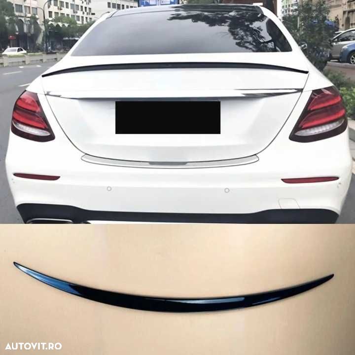 Eleron Portbagaj Lip Mercedes-Benz E-Class W213 [16-22], Negru Lucios - 3