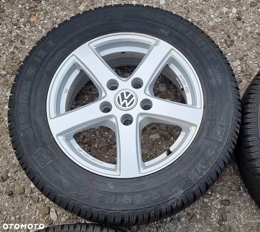 4x koła felgi opony zima Volkswagen Golf Polo Audi Seat Skoda 195/65/15 Semperit Master-Grip 2 195/65R15 5x100 - 4