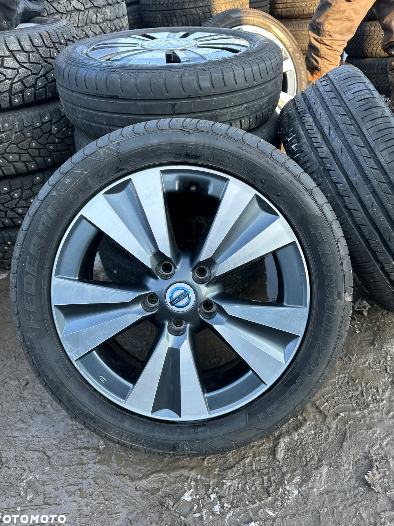 Koła Alufelgi Nissan 5x114.3 R17 ET45 Komplet. - 2