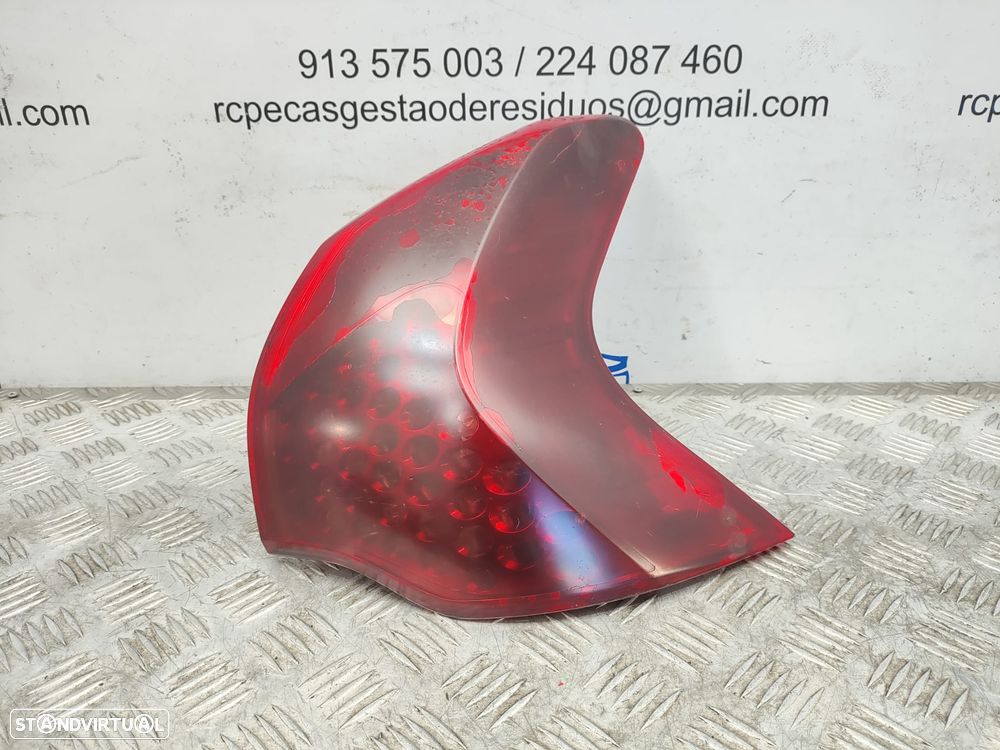 Farolim traseiro trás direito original Peugeot 3008 Mk1 fase 1 de 2009 a 2013 - 2