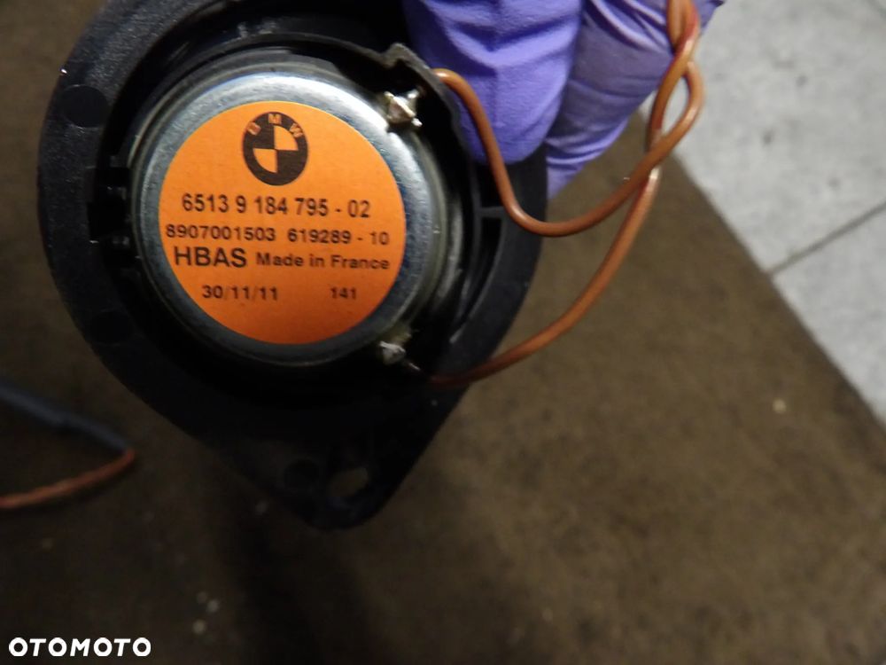 BMW - F12 - KOMPLET GŁOŚNIKÓW - DEMONTAŻ - ORYGINAŁ - 9169688  9169687  9226357  9169690  9169693  9184795 - 11