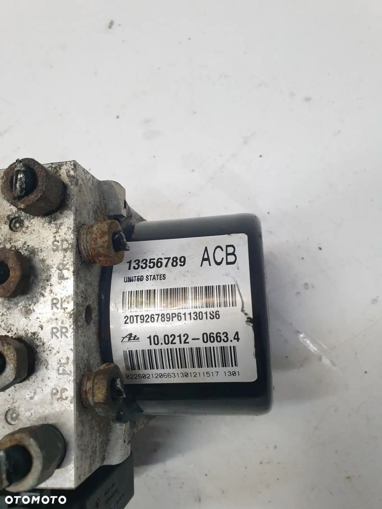 POMPA ABS OPEL ASTRA J 13356789 - 4