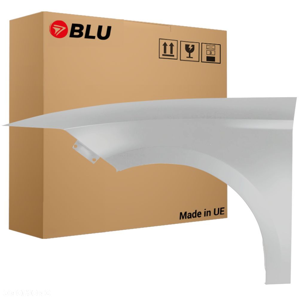BLU Błotnik SEAT LEON III 3 5F LX7W lewy przód srebrny 2012-2020 EisSilber - 1