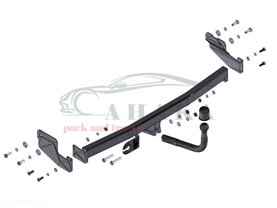 Hak Holowniczy Odkręcany Do Hyundai I10 2011-2013 - 3