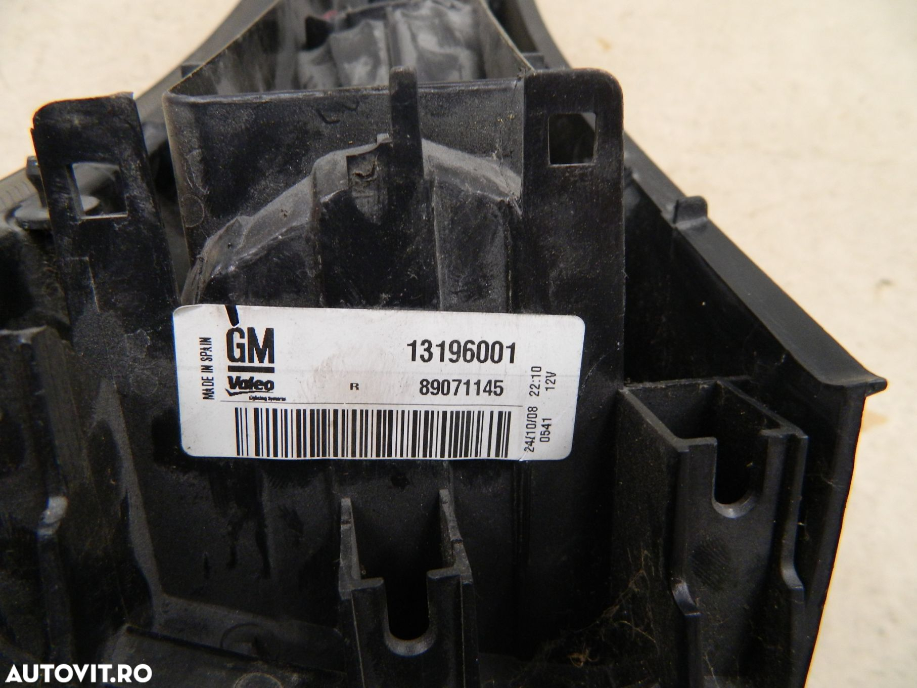 Stop dreapta Opel Meriva, facelift, 2004, 2005, 2006, 2007, 2008, 2009, 2010, 13196001 - 6