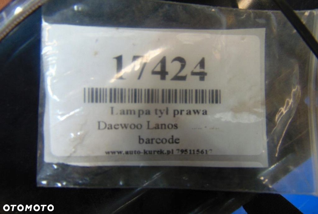 DAEWOO LANOS HB LAMPA PRAWA TYŁ. - 5