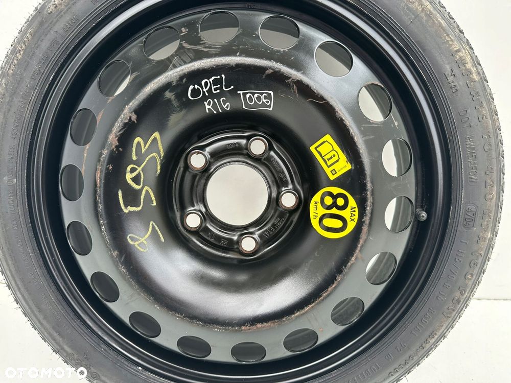 KOŁO ZAPASOWE DOJAZDOWE Opel Vectra C Astra H _ 115/70 R16 5x110 2160115 - 13