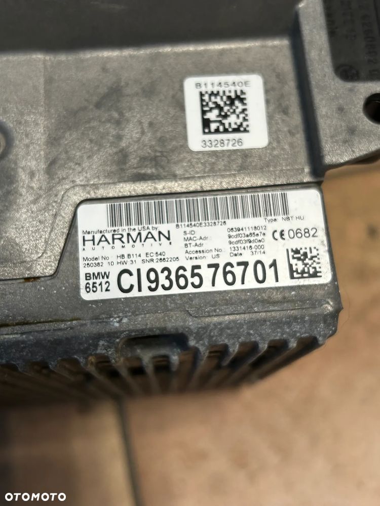 RADIO SAMOCHODOWE BMW 3 F30 2015 936576701 - 4