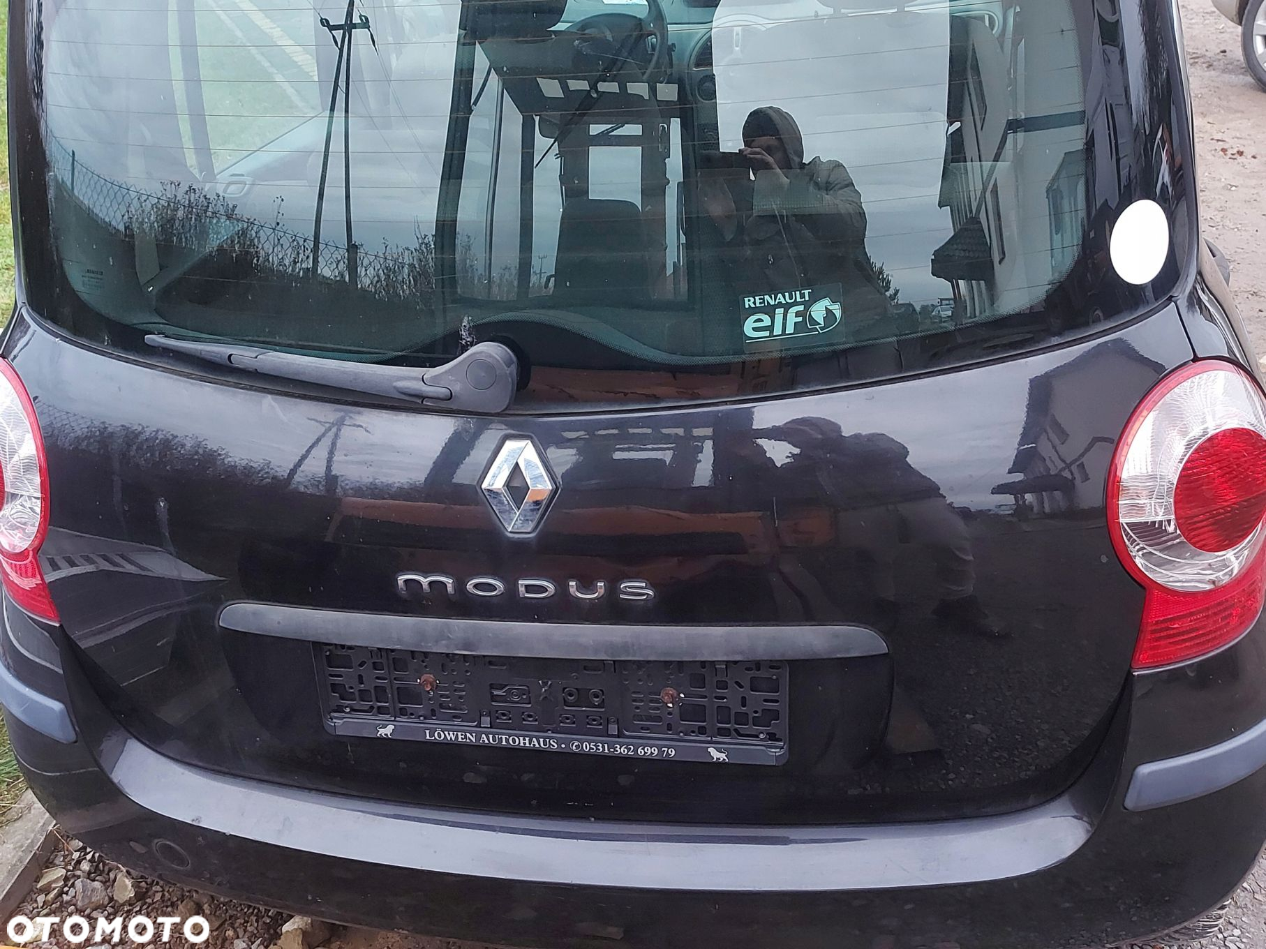 RENAULT MODUS 04-07 PAS TYŁ TYLNY WANNA WZMOCNIENIE - 2