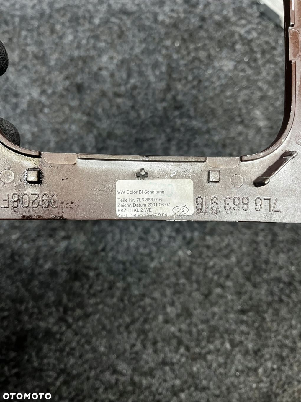 ramka osłona zapalniczka gniazdo vw touareg I 7L 7L6863916 - 15