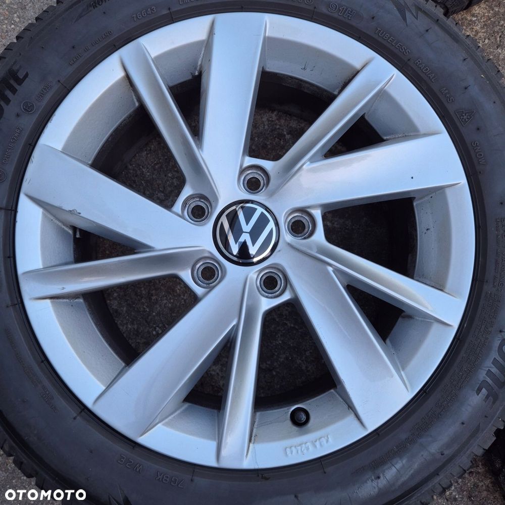 ZIMA KOŁA 205/55 R16 ORYGINAŁ VW GOLF CADDY PASSAT TOURAN BRIDGESTONE 2022r - 3