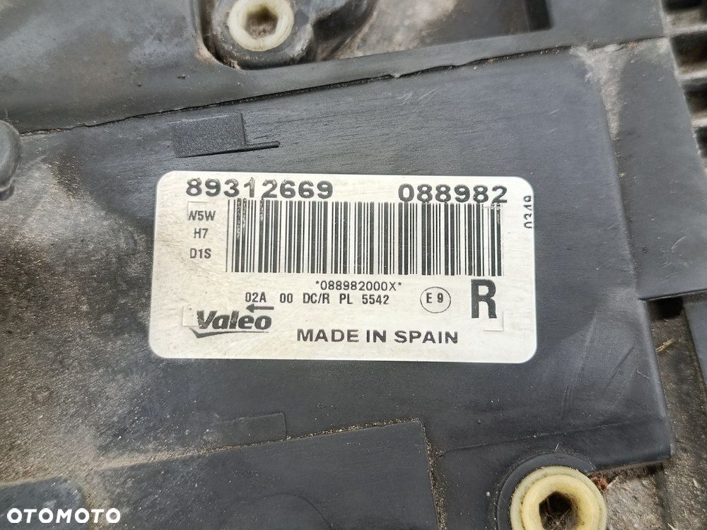 LAMPA PRZÓD PRAWA BIXENON VW PASSAT B6 89312669  3D0907391B 088982  VALEO - 6