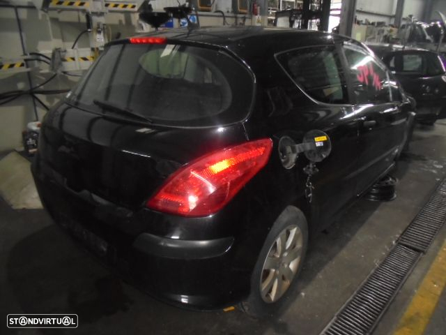 Carro MOT: 9HX  9H02 CXVEL: 20DM75 PEUGEOT 308 T7 FASE 1 2009 1.6HDI 90CV 3P PRETO DIESEL - 2