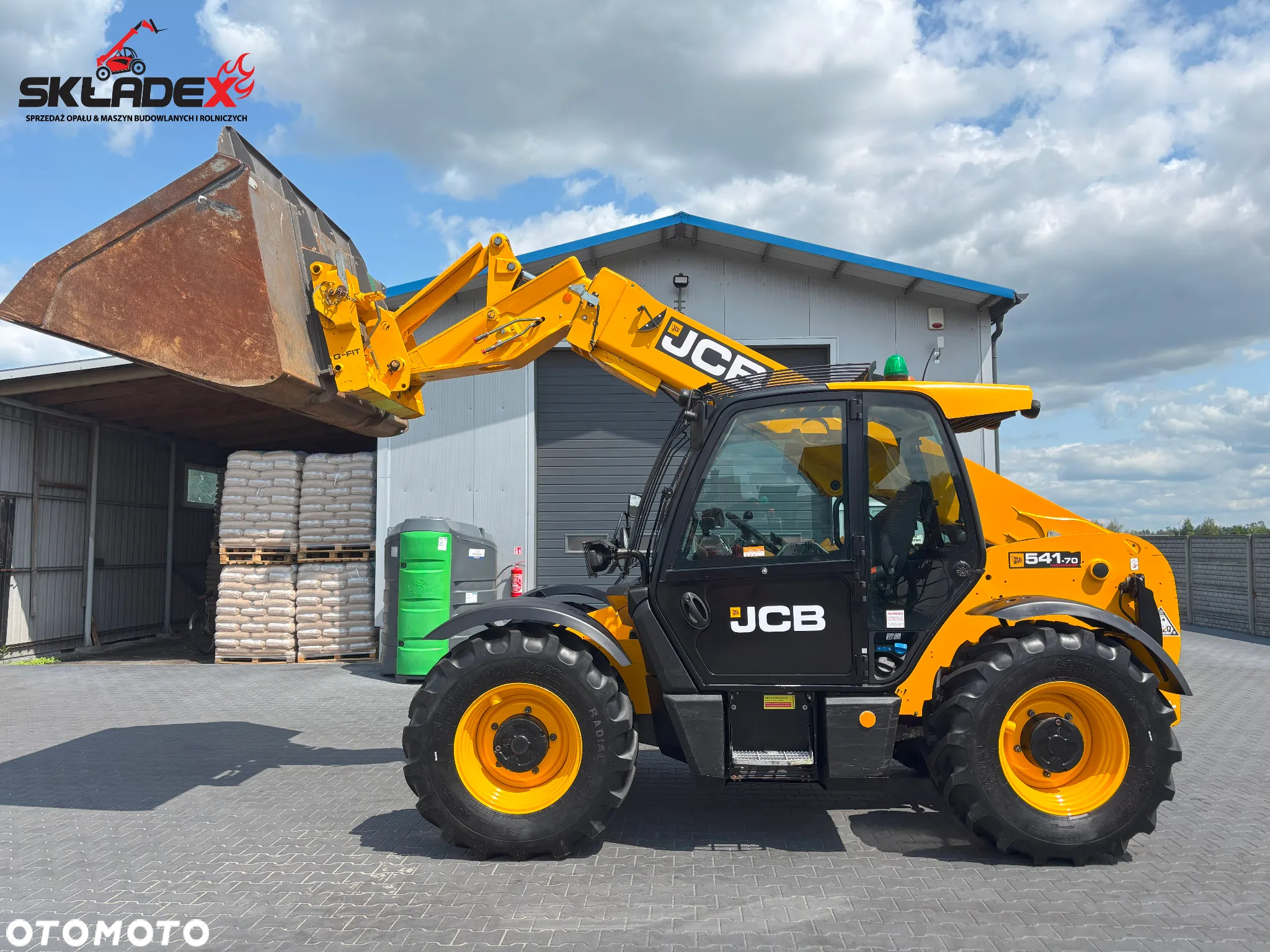 JCB 541-70 WASTEMASTER | 3086 MTH | 2020 | 110 koni | KLIMA | Joystick | Łycha Widły | - 6