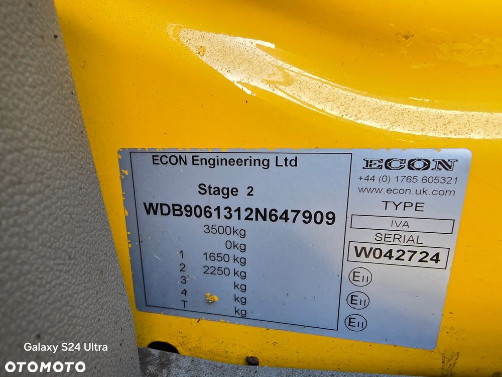 Mercedes-Benz Sprinter 313 CDi piaskarka solarka Econ Schmidt Oryginalna Zabudowa Hydraulika - 16