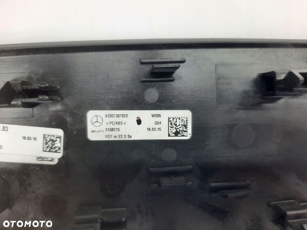 MERCEDES C W205 DEKORY LISTWY OZDOBNE POPIELNICZKA - 15