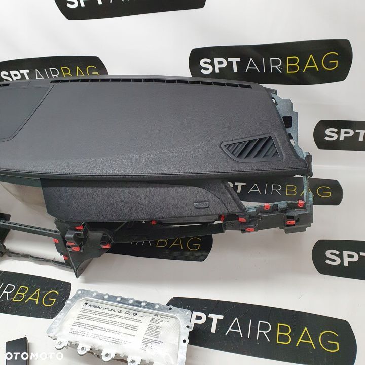 BMW 7 F01 F02 DESKA ROZDZIELCZA KONSOLA KOKPIT PULPIT PODUSZKI AIRBAG AIR BAG PASY KIT SET - 4