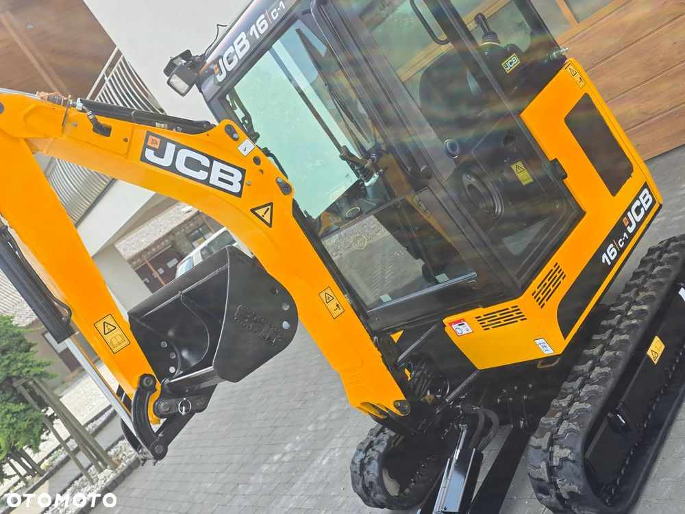 JCB JCB 16 C-1 mini koparka 3 łyżki szybkozłącze 19c1 sprowadzona 8018 serwisowana - 14