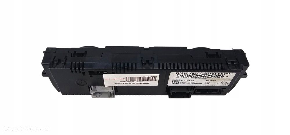 Bmw E81 E90 E84 Panel Sterowania Nawiewu Klimatyzacji Grzane Fotele 9248580 - 8