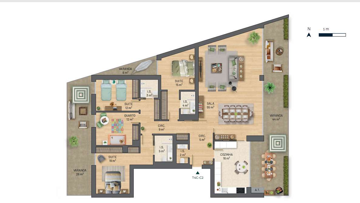 T4 Premium com Três Frentes no VINTAGE 18 - CO - Grande imagem: 5/5
