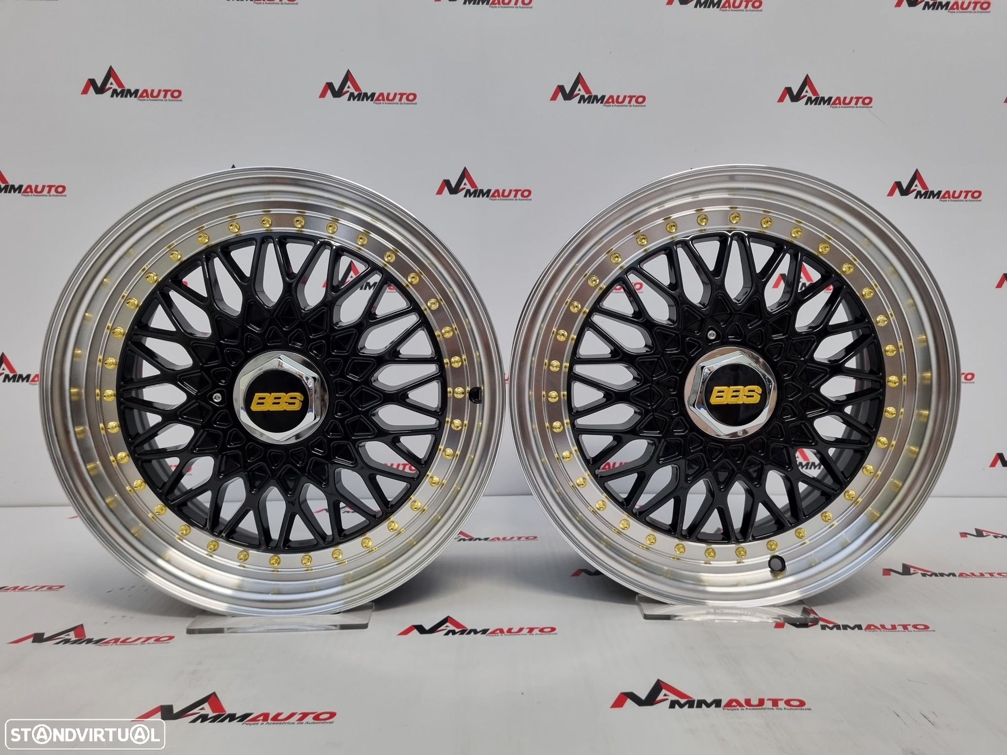 Jantes Look BBS RS Preto Polido 16 (5x100) (5x112) - 1