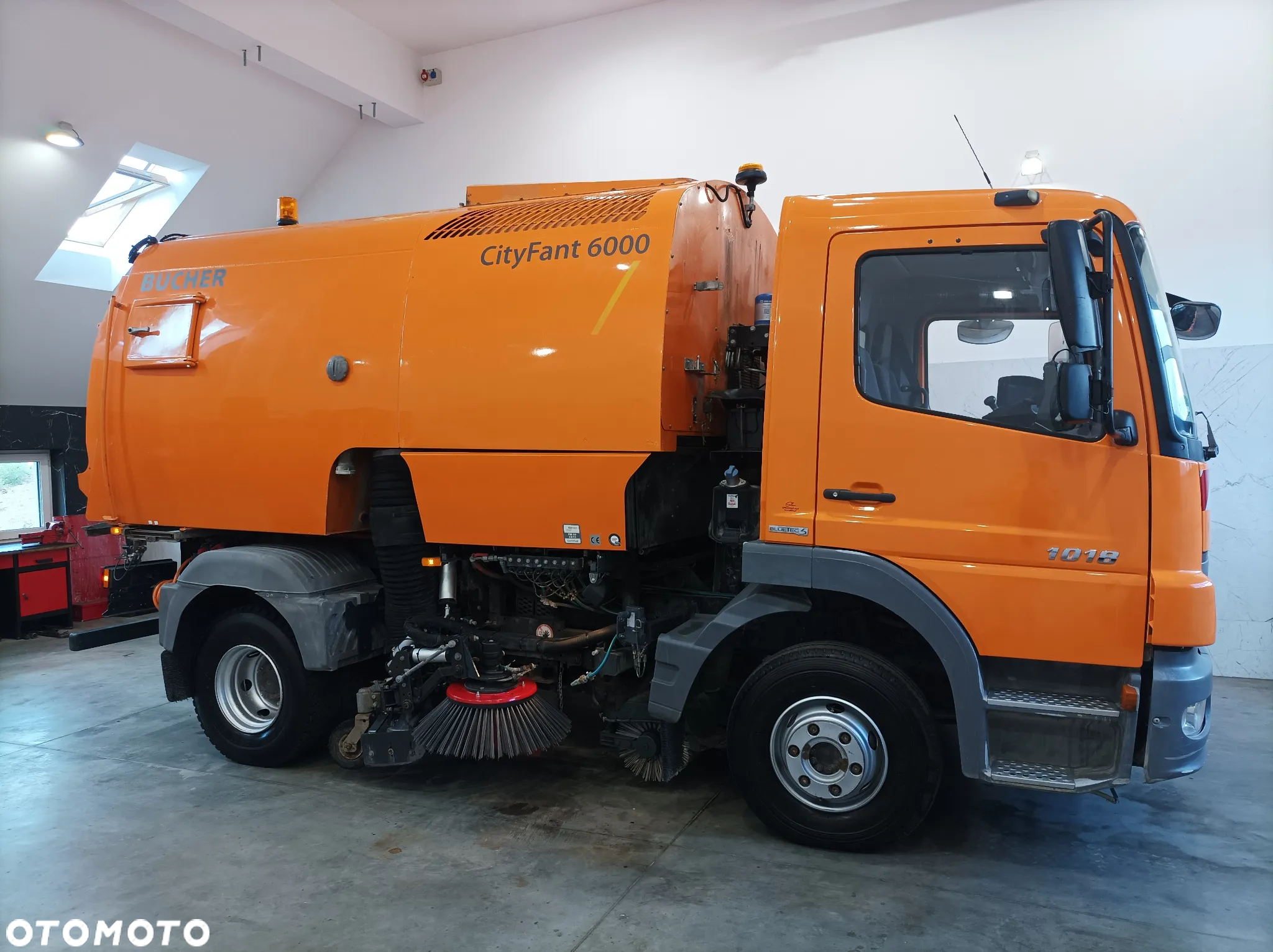 Mercedes-Benz Atego 1524 Zamiatarka Bucher Euro 5 EUnited PM10 Szczotki L/R 2 Silniki - 5