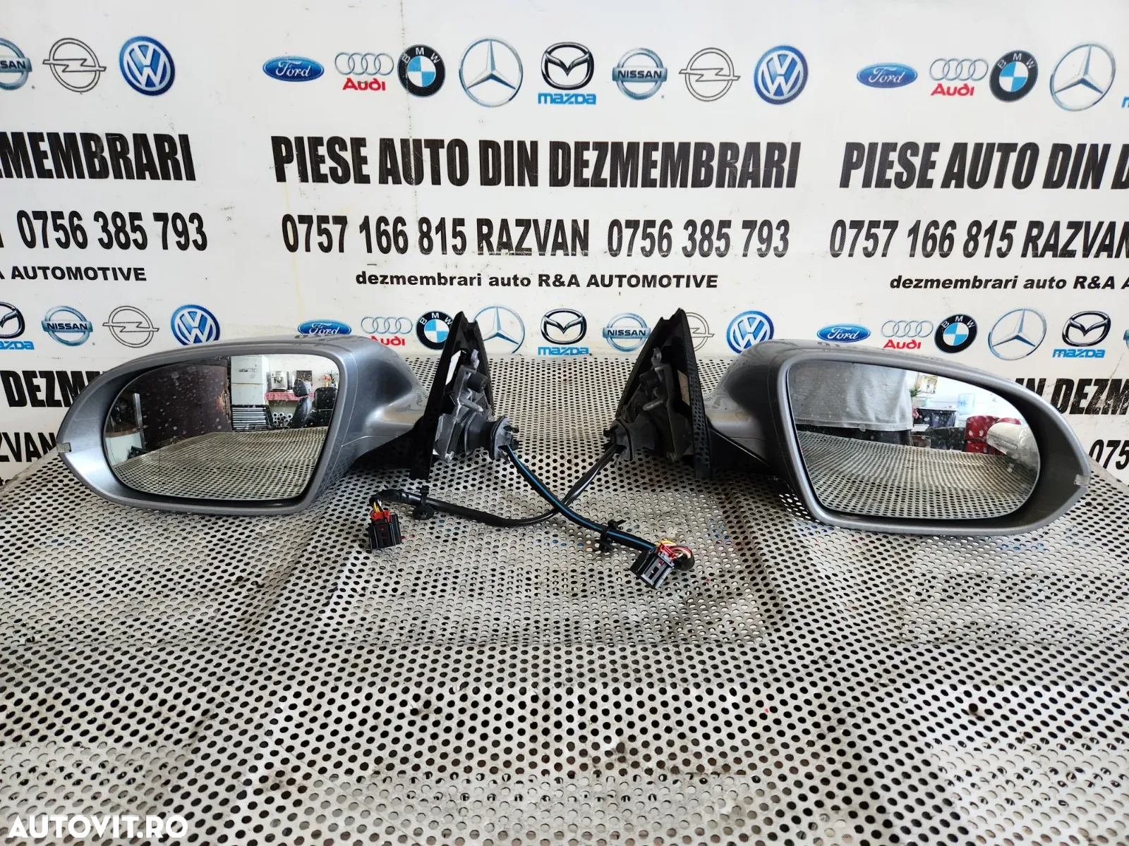 Oglinzi Oglinda Stanga Dreapta Audi A8 4H D4 Volan Stanga Rabatabile Electric Heliomate Incalzite I - 2