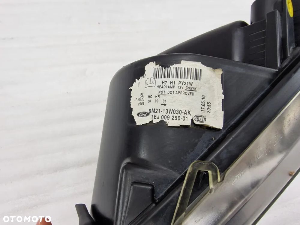 FORD S-MAX / GALAXY 06- LEWA ZWYKŁA LAMPA PRZEDNIA PRZÓD , NR 6M21-13W030-AK , NR AUKCJI LL546 - 10