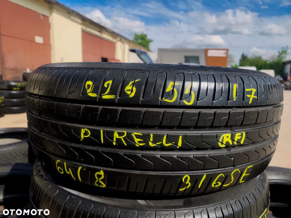 225/55R17 97Y Opony Letnie Lato PIRELLI CINTURATO P7 RF RFT RSC MOE * 6,5-5,5mm Legnica ALU-RAD 225/55 - 4