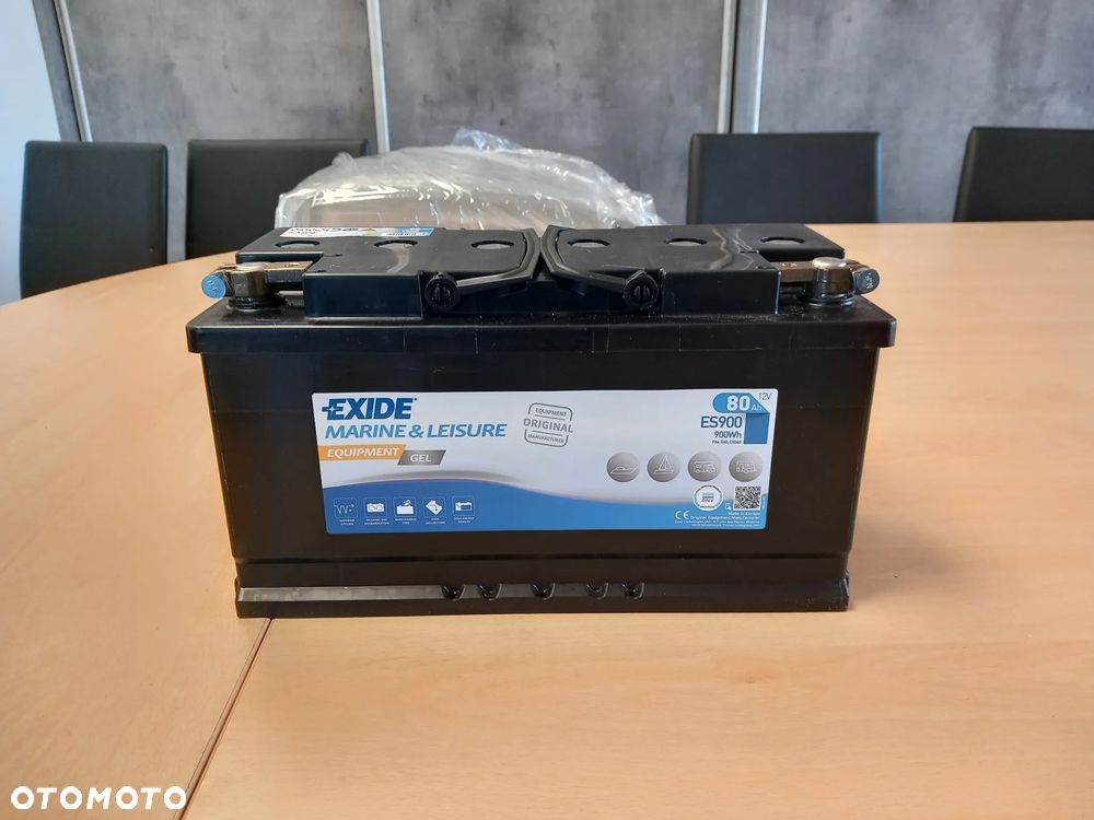 AKUMULATOR DO CAMPERA EXIDE ES900 MARINE&LEISURE 12V 80AH - 1