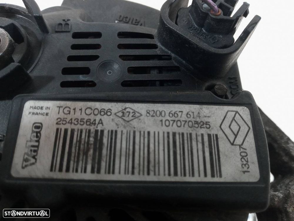 ALTERNADOR RENAULT MEGANE II 2007 -8200667614 - 1