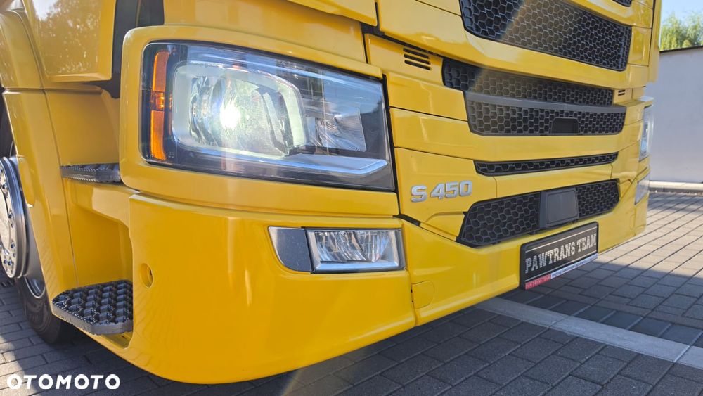 Scania ///S450///2019///ZESTAW/// TANDEM///WECON///7.70+7.70///DACH PODNOSZONY///FULL LED///WAGA/// KLIMATYZACJA POSTOJOWA///RETARDER/// SKÓRY///TELEWIZOR///STAN DOBRY - 19