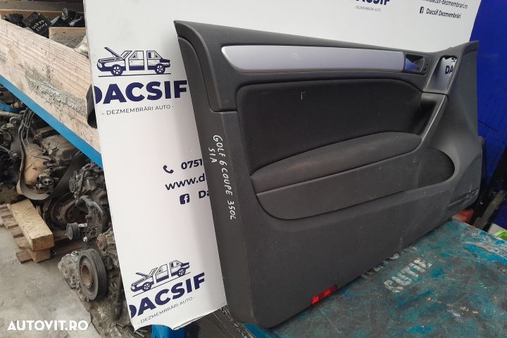 Fata / Tapiterie usa stanga 5K3867011 5K3867011 Volkswagen VW Golf 6 - 2