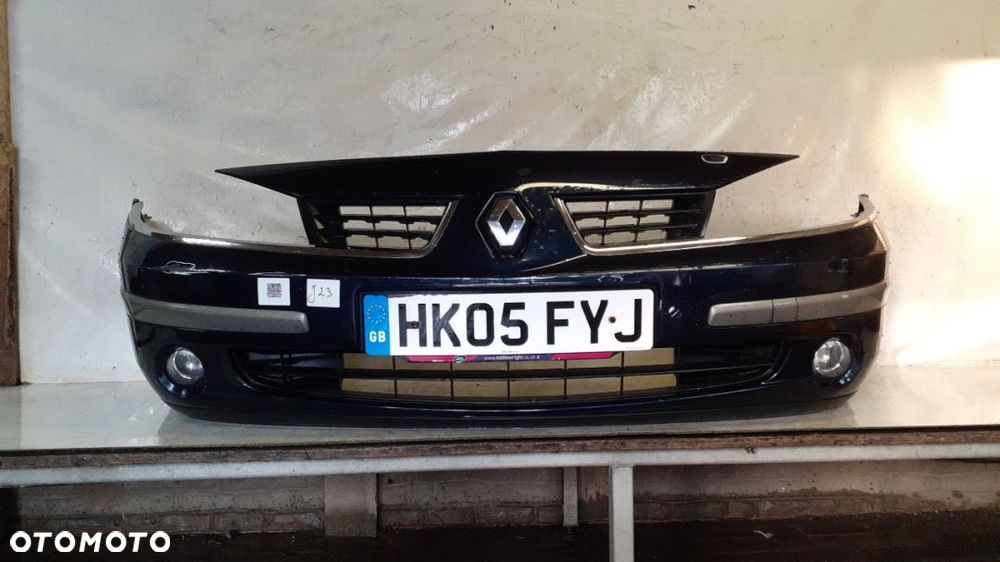 ) ZDERZAK PRZÓD PRZEDNI DO RENAULT LAGUNA II 2 LIFT FL CIEMNY GRANAT NV472 HALOGENY - 1