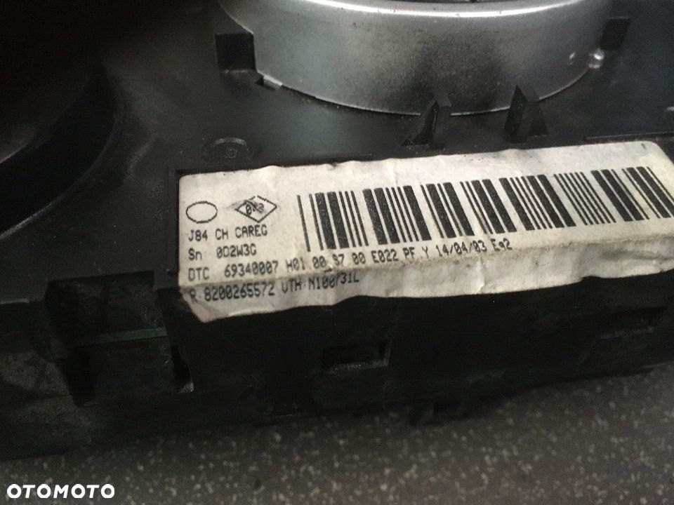 PANEL KLIMATYZACJI RENAULT SCENIC II 8200265572 - 2