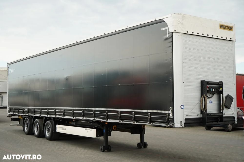Wielton CORTINĂ WIELTON / MEGA / SISTEM BDE - STALPINI CULISANTI / AXE SAF / ACOPERIȘ ARMAT - 1