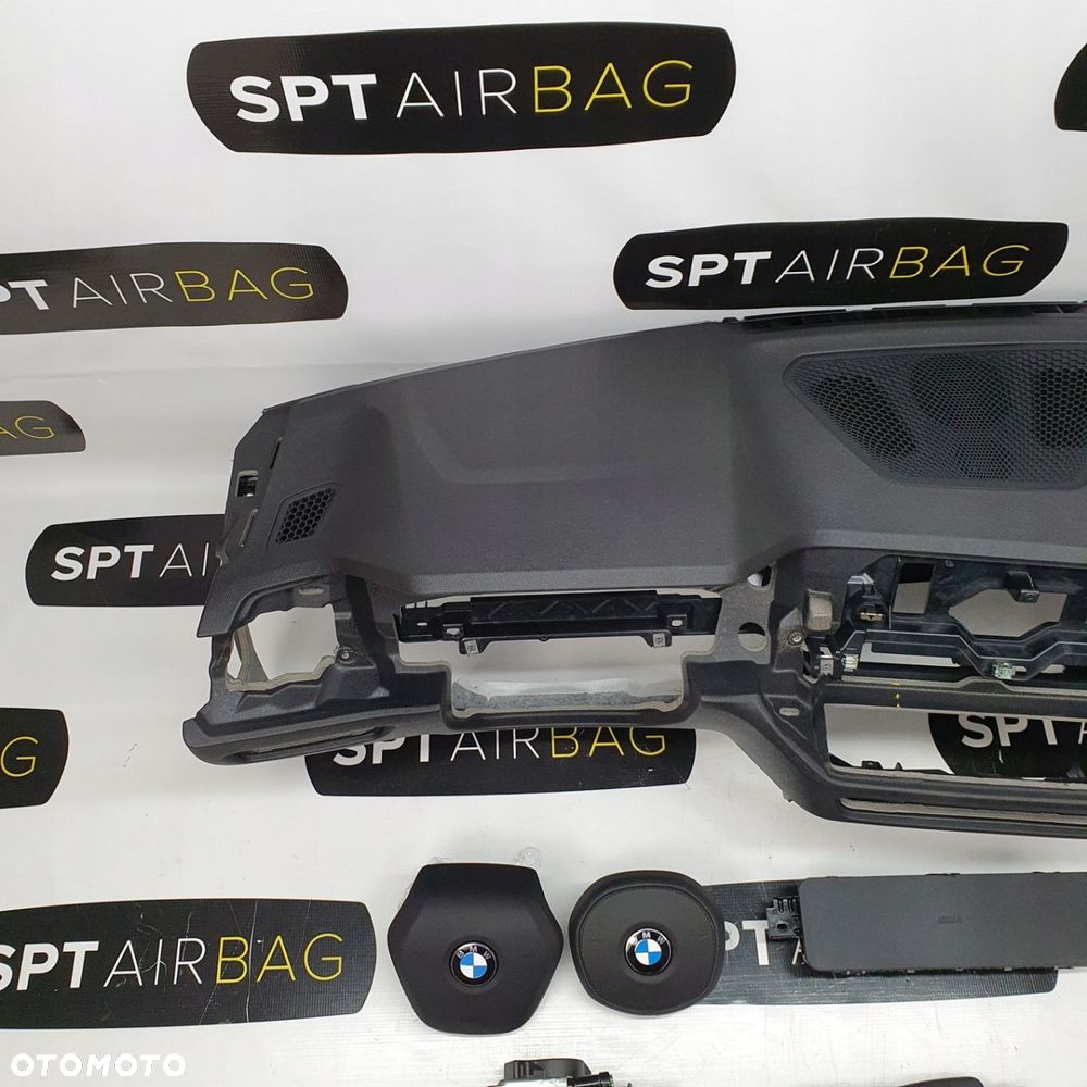 BMW SERIA 3 G20 G21 SERIA 4 G22 G23 G26 DESKA ROZDZIELCZA KONSOLA KOKPIT PULPIT PODUSZKI AIRBAG AIR BAG PASY KIT SET - 2