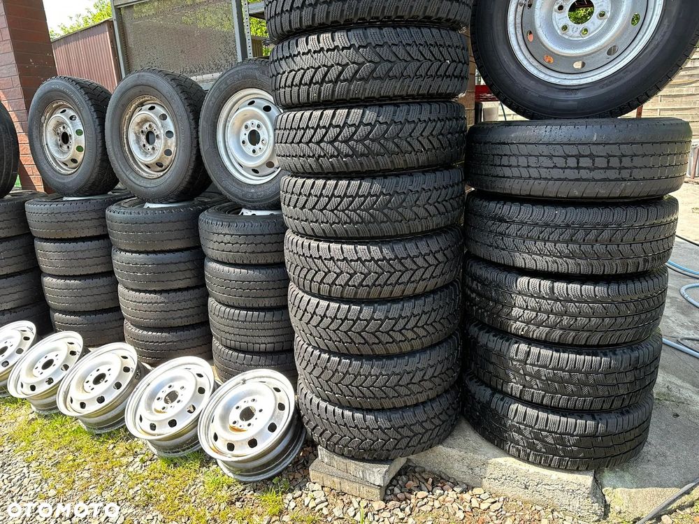 215/65/16C Vivaro Trafic Talento Koła Zimowe Felgi Transporter Iveco Sprinter - 6