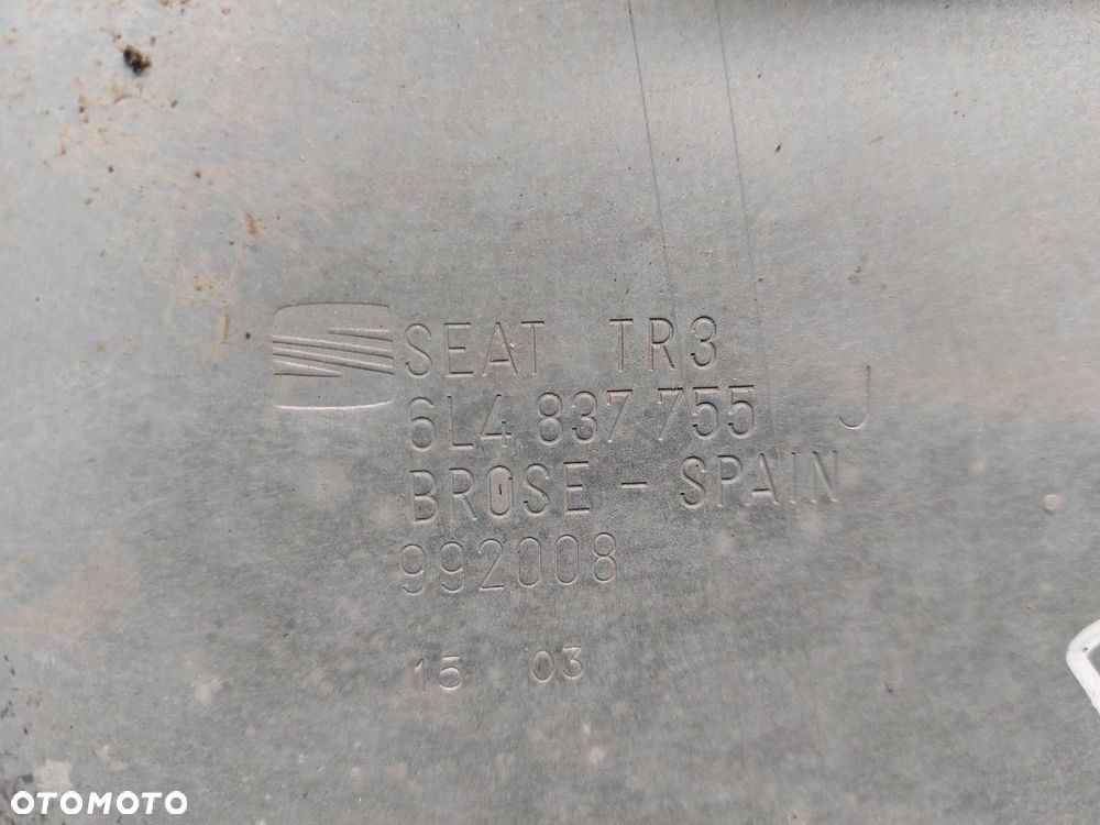 MECHANIZM SZYBY LEWY PRZÓD SEAT IBIZA III 5D 6L4837755 6Q2959802A - 2