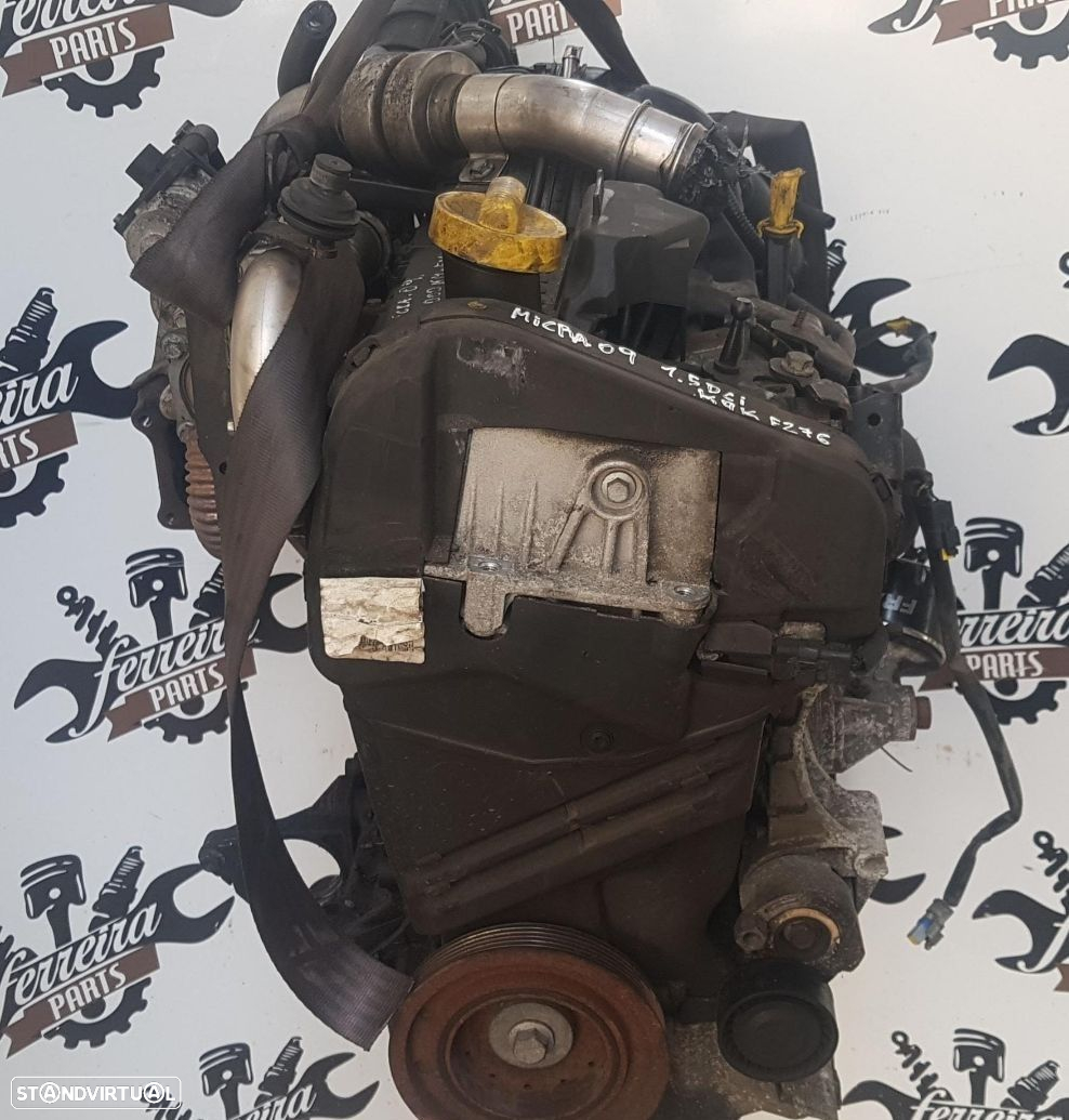 Motor Nissan Micra 1.5 DCI REF: K9K276 - 2