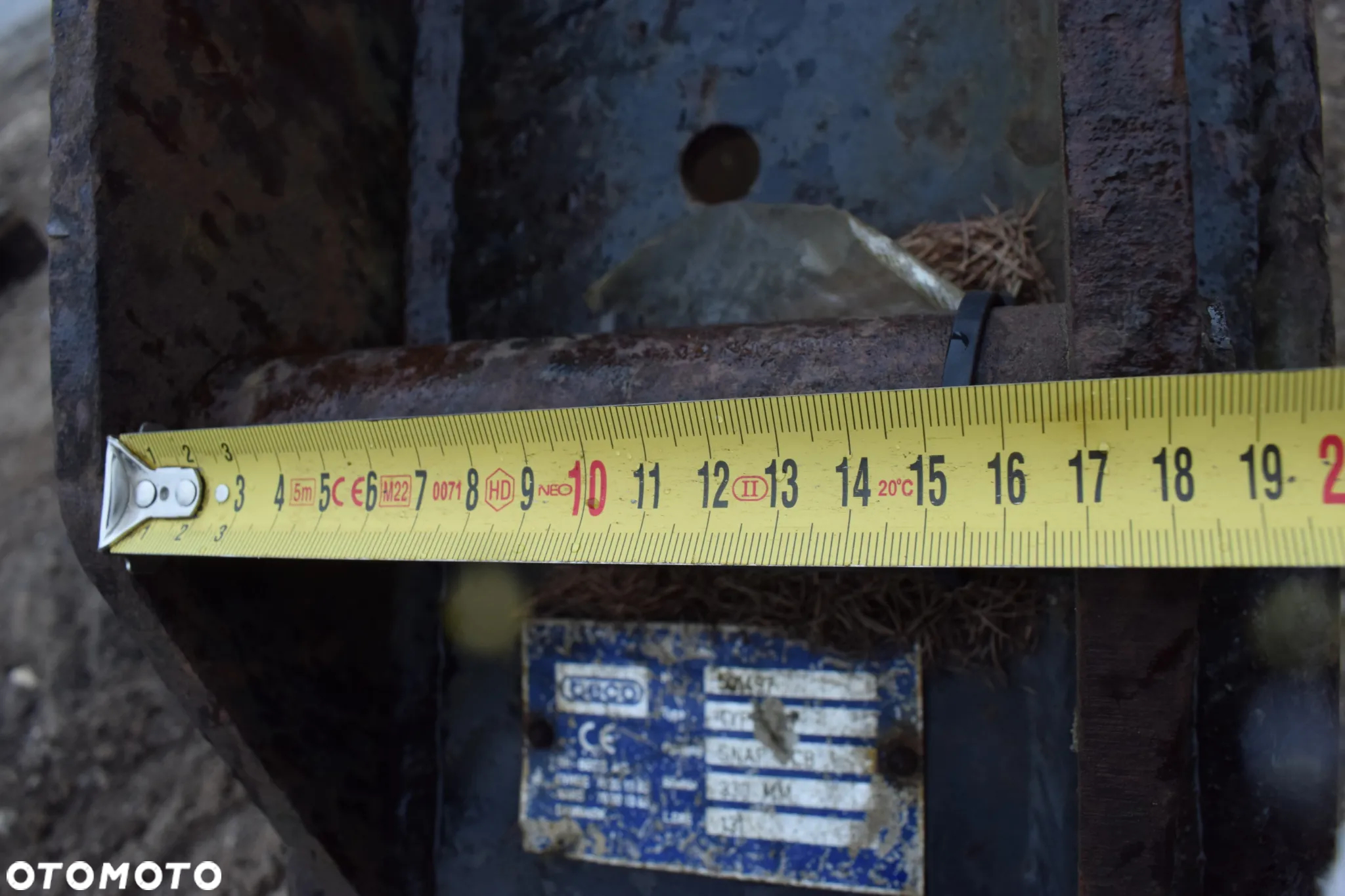 Wąska łyżka kopiąca BECO TYPE 30 HYDREMA nr 17 * 33 CM * fi 45 * - 16