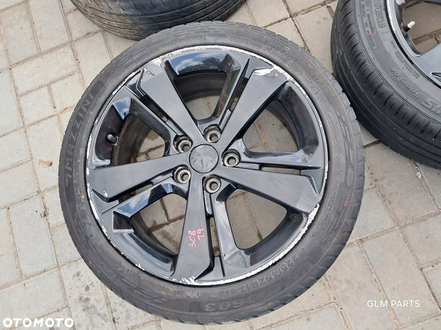 Peugeot 308 II T9 Felgi aluminiowe 17" 7,5" ET44 5x108 9677989777 - 10