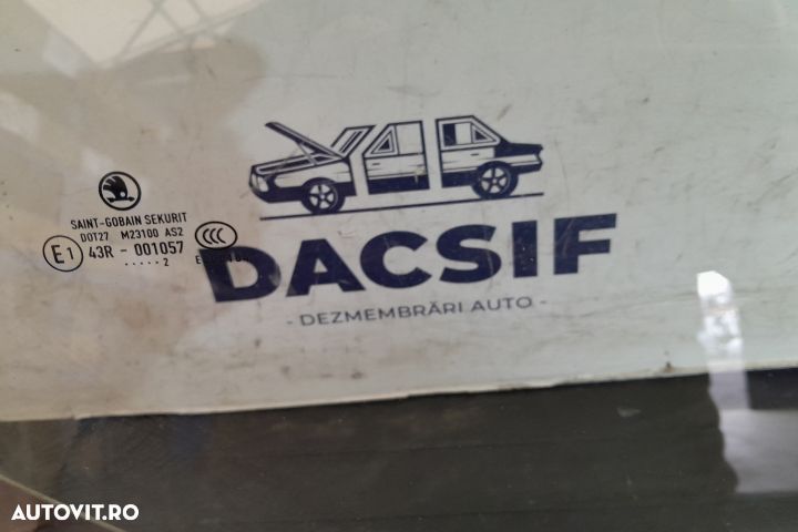 Geam usa spate dreapta 43R-001057 43R-001057 Skoda Fabia 5J [2007 - 2 - 3
