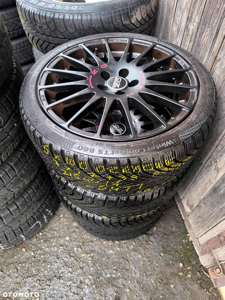 5x100 Alufelgi Felgi Aluminiowe 17 Koła Zimowe Zima OZ RACING SUPERTURISMO Czarne ITALY VW GOLF NEW BEETLE BORA POLO AUDI A3 TT A1 SKODA OCTAVIA I FABIA SEAT LEON I TOLEDO 2 IBIZA SUBARU TOYOTA 7mm Legnica ALU-RAD 215/40 - 2