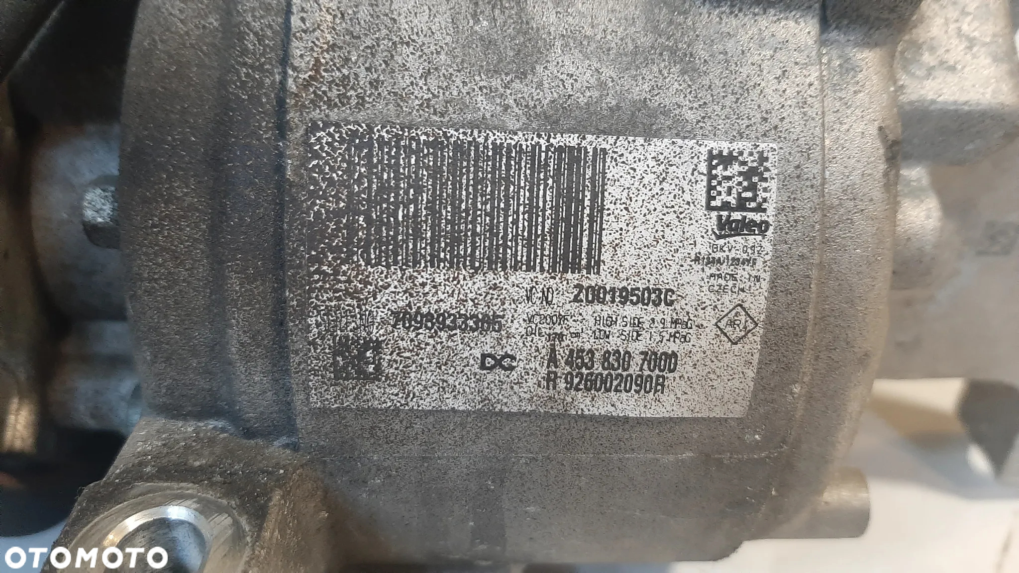 Sprężarka kompresor SMART FORFOUR 1.0B  R926002090R - 2