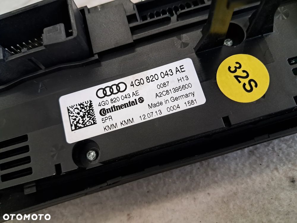 Panel Klimatyzacji Nawiewu Audi A6 C7 A7 4G0820043AE Europa - 7