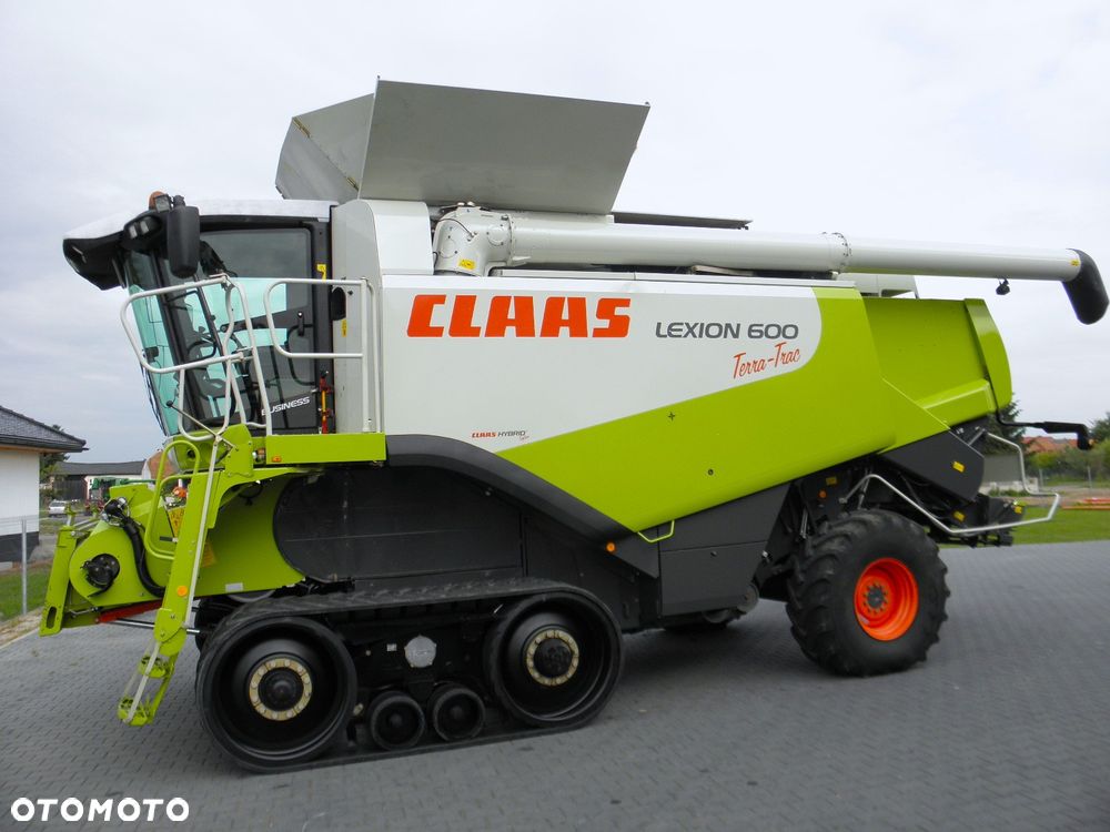 Claas Lexion 600 Terra Trac 2008 Rok, Najbogatsza Wersja, heder V1050, Nie Malowany, Stan Idealny - 1
