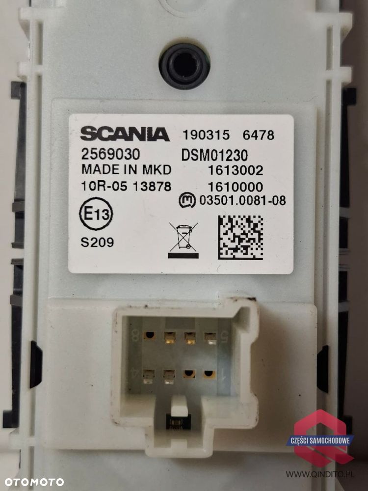 PANEL STEROWANIA STEROWNIK SZYB PRAWY SCANIA R S N - 4