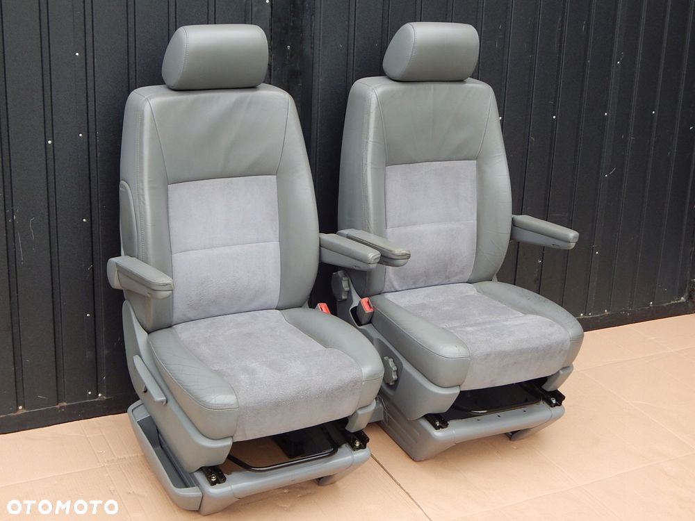 vw t5 t6 multivan fotel kierowcy pasażer prawy lewy przód komplet alcantara - 3